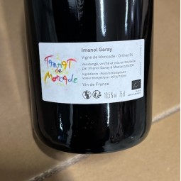 Imanol Garay Vin de France rouge Tannat de Moncade 2024