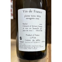 Kumpf & Meyer Jeux de Vins Vin de France blanc Pleine Terre 2024