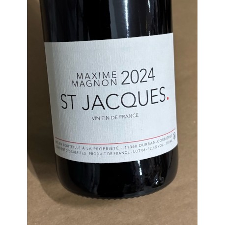 Maxime Magnon Vin de France rouge Saint Jacques 2024