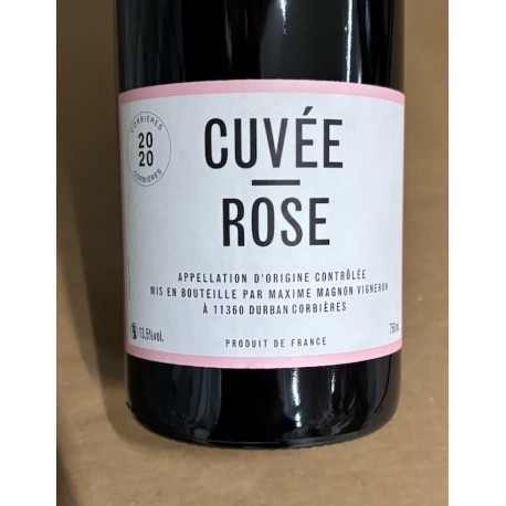 Maxime Magnon Corbières Cuvée Rose 2020