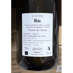 Domaine du Mazel Vin de France blanc Mias 2024