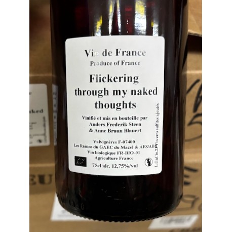 Anders Frederik Steen & anne Bruun Blauert Vin de France rouge Flickering through my thoughts 2023