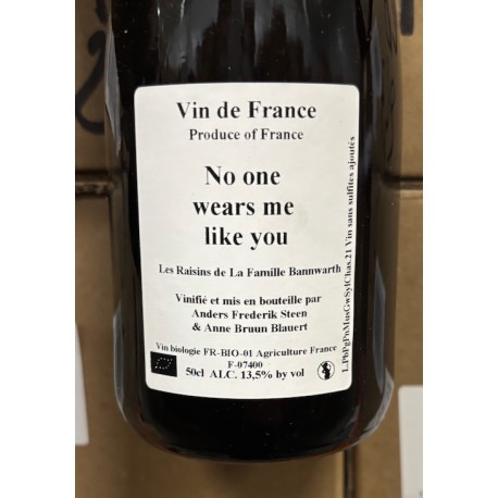 Anders Frederik Steen & Anne Bruun Blauert Vin de France blanc No One Wears me like you 2021
