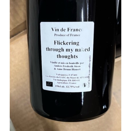 Anders Frederik Steen & Anne Bruun Blauert Vin de France rouge Flickering through my naked thoughts 2023 Magnum