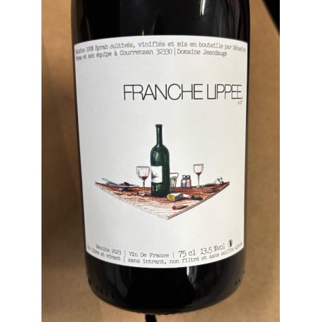 Domaine Jeandaugé Vin de France rouge Franche Lippée 2023