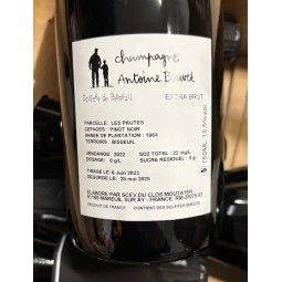 Antoine Bouvet Champagne rosé Brut Nature Saignée de Bisseuil r.22