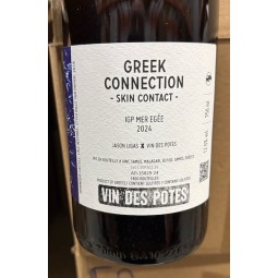 Vin des Potes & Jason Ligas Greek Connection IGP Mer Egée Muscat Skin Contact 2024