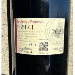 Domaine Les Terres Promises Bandol l'Amourvèdre 2023