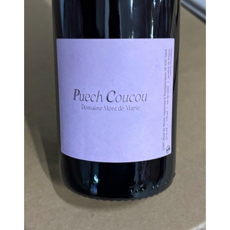 Domaine Mont de Marie Vin de France rouge Puech Coucou 2024