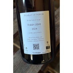 Domaine Thillardon Vin de France rouge Raisin Libre 2024