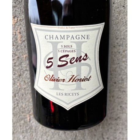 Olivier Horiot Champagne Brut Nature 5 Sens 2019
