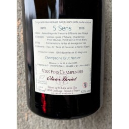 Olivier Horiot Champagne Brut Nature 5 Sens 2019