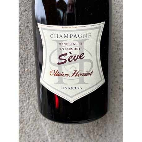 Olivier Horiot Champagne Brut Nature Blanc de Noirs Sève En Barmont 2018