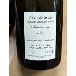Domaine Foillard Beaujolais Blanc 2023