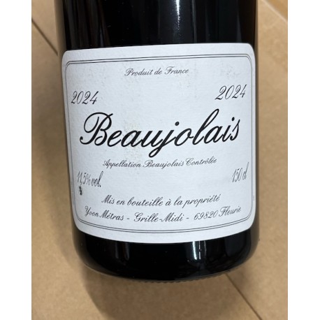 Yvon Métras Beaujolais 2024 magnum