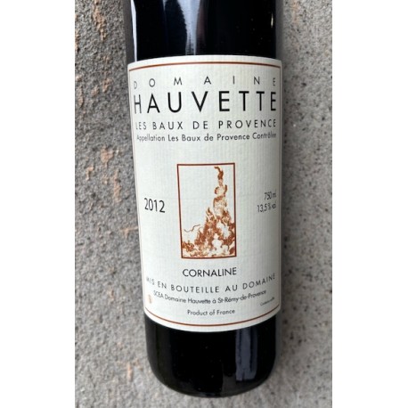 Domaine Hauvette Baux de Provence rouge Cornaline 2012