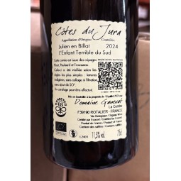 Domaine Ganevat Côtes du Jura Julien En Billat L'Enfant Terrible du Sud 2024 Magnum