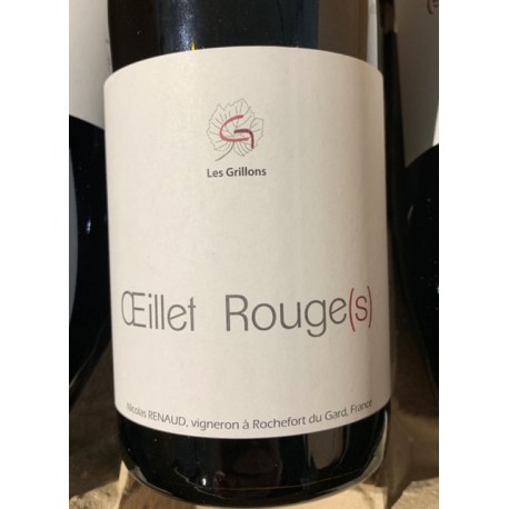Le Clos des Grillons Vin de France rouge Œillet Rouge(s) 2025