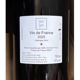 Yoyo Vin de France rouge La Louve Noire 2025