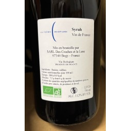 La Ferme des Sept Lunes Vin de France rouge Syrah 2024