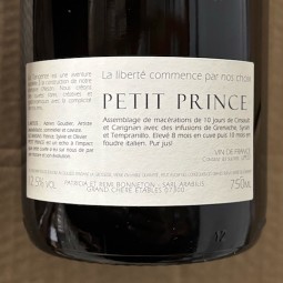 Patricia & Rémi Bonneton La Tangente Vin de France rouge Petit Prince 2023
