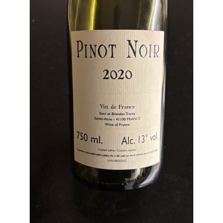 Brendan Tracey Vin de France rouge Pinot Noir 2020