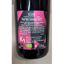 Kumpf & Meyer Alsace rouge pinot noir Salmestal NM (20/21)