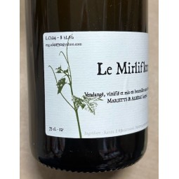 Mariette & Albéric Vin de France blanc Mirliflore 2024