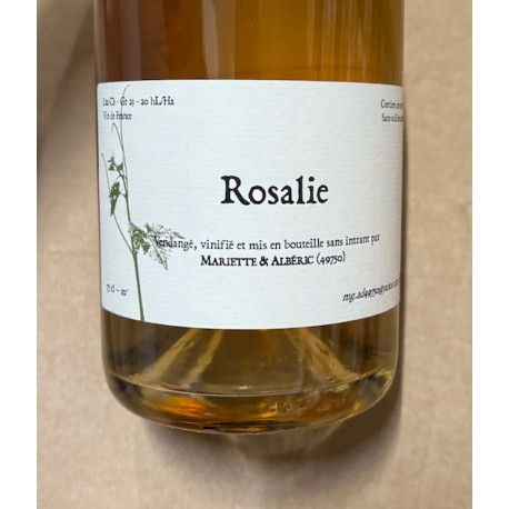 Mariette & Albéric Vin de France rosé Rosalie 2023
