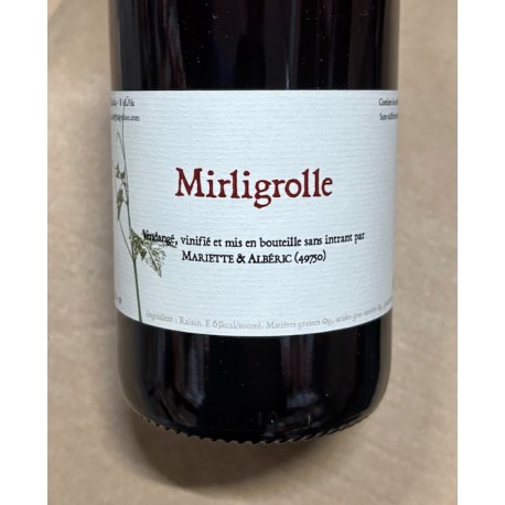 Mariette & Albéric Vin de France rouge Mirligrolle 2024
