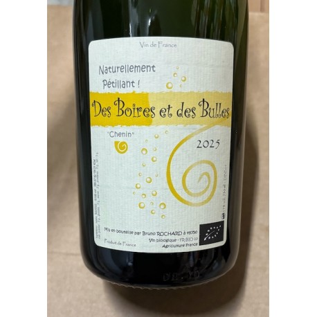 Bruno Rochard Vin de France blanc pet nat Des Boires et des Bulles 2025