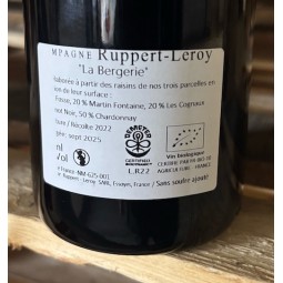 Ruppert-Leroy Champagne Brut Nature La Bergerie 2022