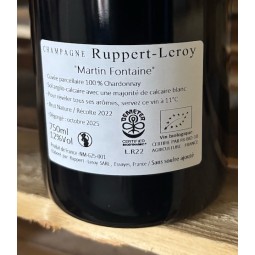 Ruppert-Leroy Champagne Blanc de Blancs Brut Nature Martin-Fontaine 2022