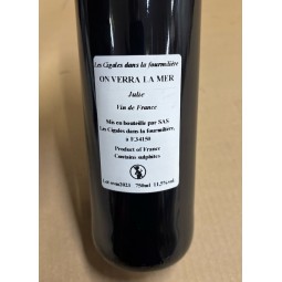 Julie Brosselin Vin de France rouge On Verra la Mer 2023