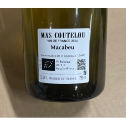Jean-François Coutelou Vin de France blanc Macabeu 2024