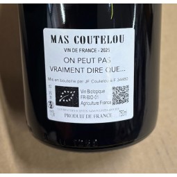 Jean-François Coutelou Vin de France rouge On Peut pas vraiment dire que 2025