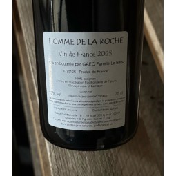 Romain Le Bars Vin de France rouge Homme de la Roche 2025