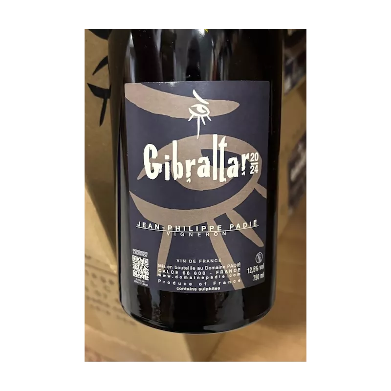 Jean-Philippe Padié Vin de France rouge Gibraltar 2024
