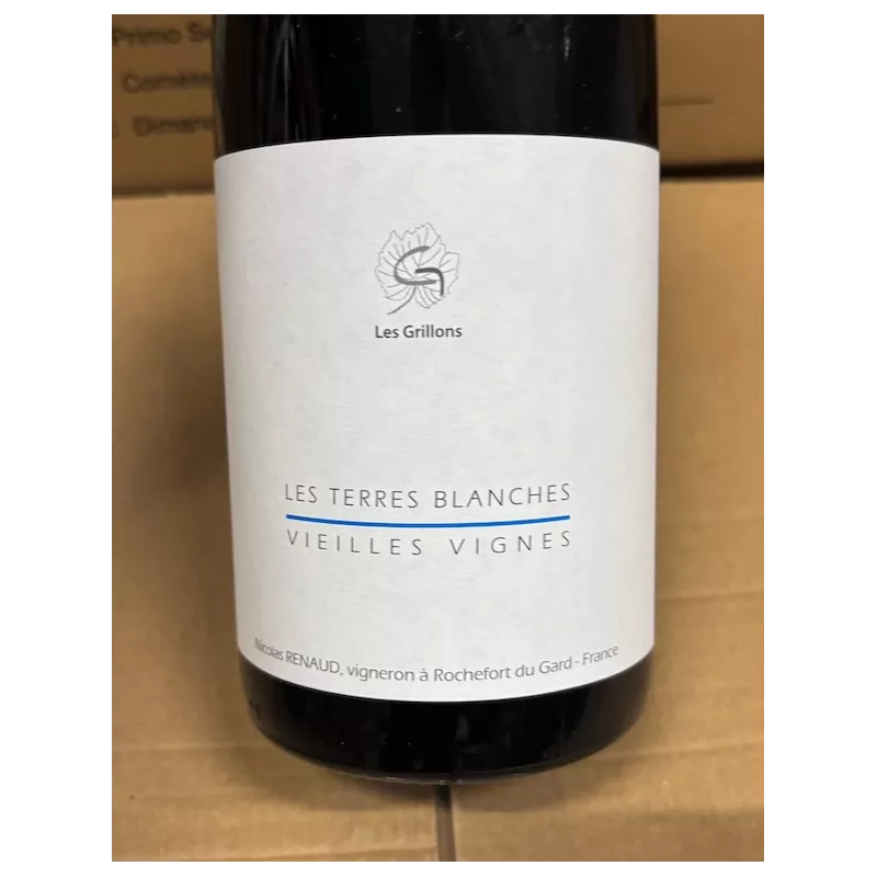Le Clos des Grillons Vin de France rouge Terres Blanches 2008