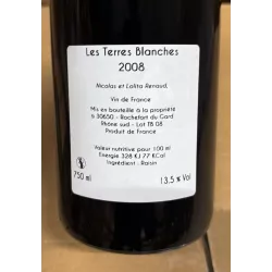 Le Clos des Grillons Vin de France rouge Terres Blanches 2008