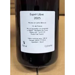Le Clos des Grillons Vin de France rouge Esprit Libre 2025