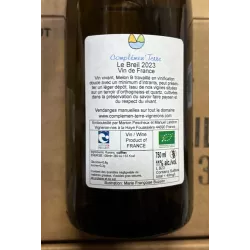 Complémen'terre Vin de France blanc Le Breil 2023