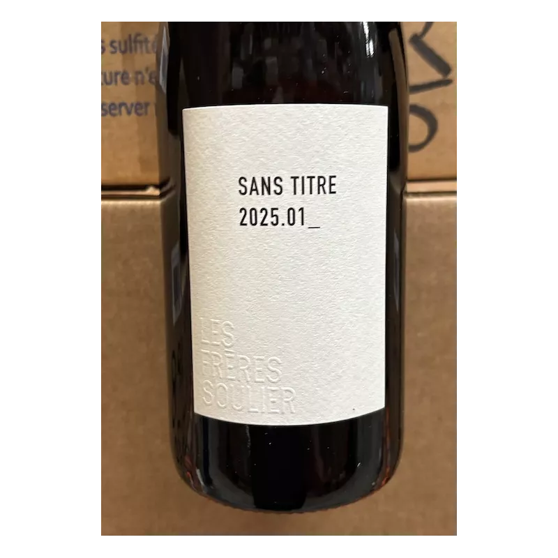 Les Frères Soulier Vin de France rouge Sans Titre 01 2025