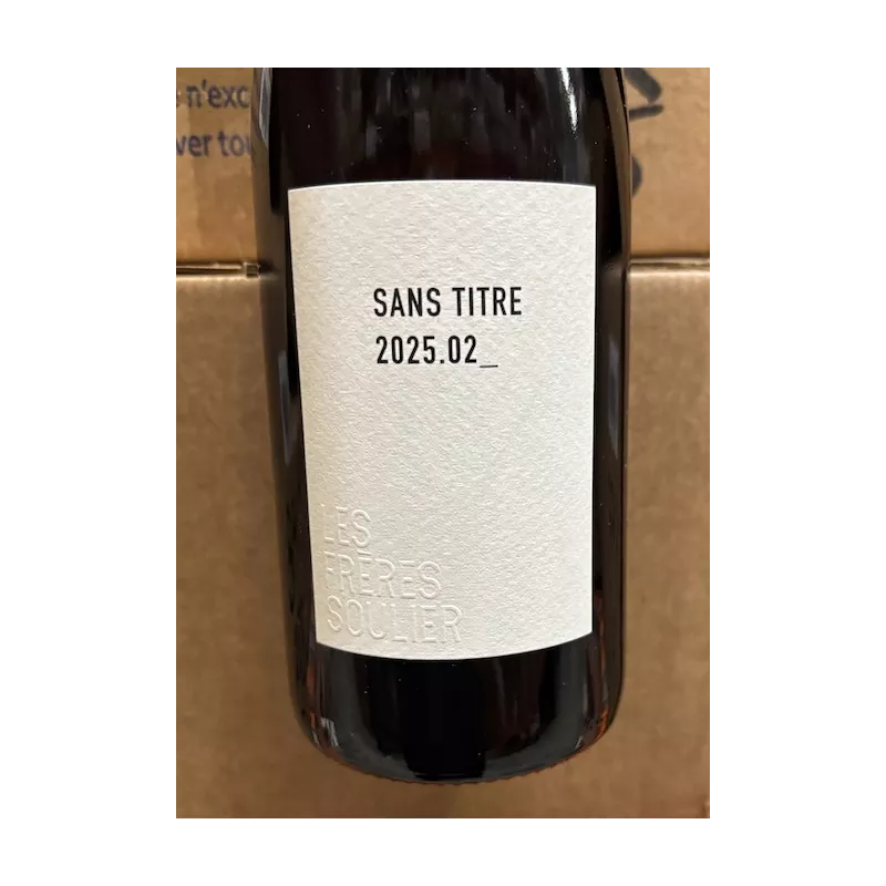 Les Frères Soulier Vin de France rouge Sans Titre 02 2025