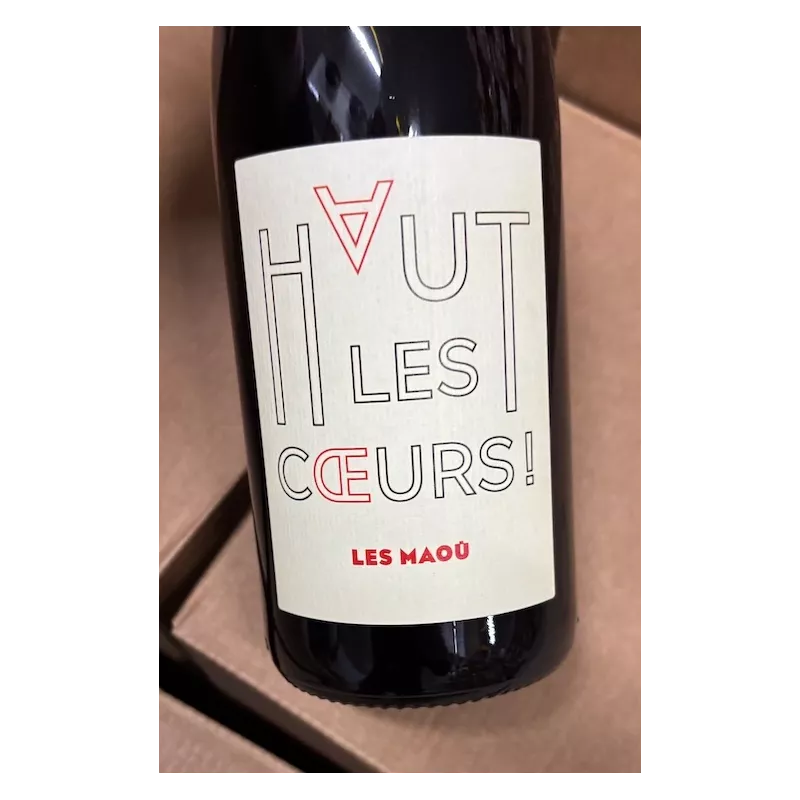 Les Maoù Vin de France rouge Haut les Cœurs 2025