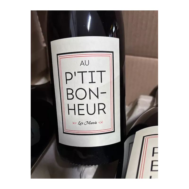 Les Maoù Vin de France rouge Au P'tit Bonheur 2024