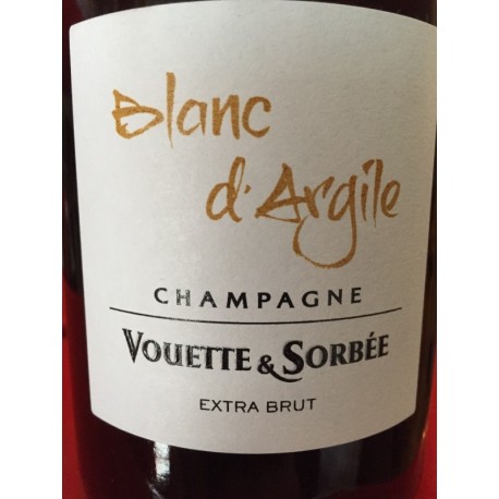 Domaine Vouette & Sorbée Champagne Brut Nature blanc de blancs Blanc d'Argile (R17 d. 2020)) Domaine Vouette & Sorbée Champagne Brut Nature blanc de blancs Blanc d'Argile (R17 d. 2020))