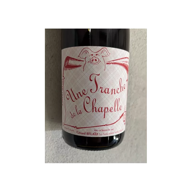 Philippe Jambon Vin de France rouge Une Tranche de la Chapelle 2023