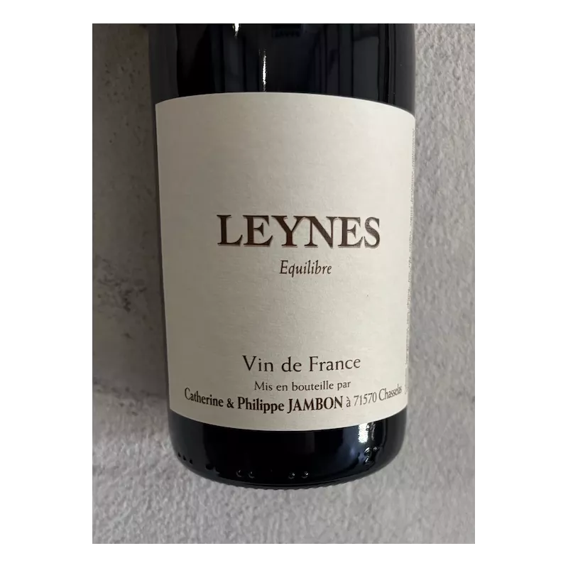 Philippe Jambon Vin de France rouge Leynes Equilibre 20/21