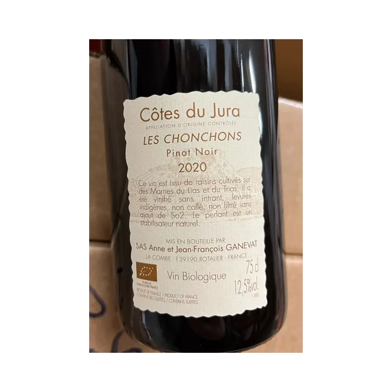 Anne & Jean-François Ganevat Côtes du Jura pinot noir Les Chonchons 2023